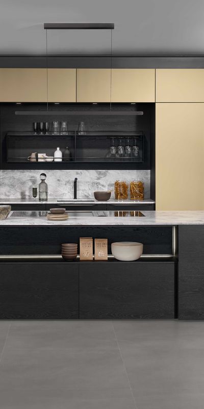 Ewe Legno Eiche Schwarz Gerade Hauptansicht